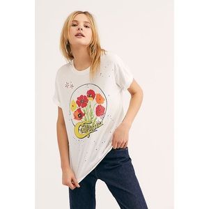 NWOT Daydreamer x Free People California Tee